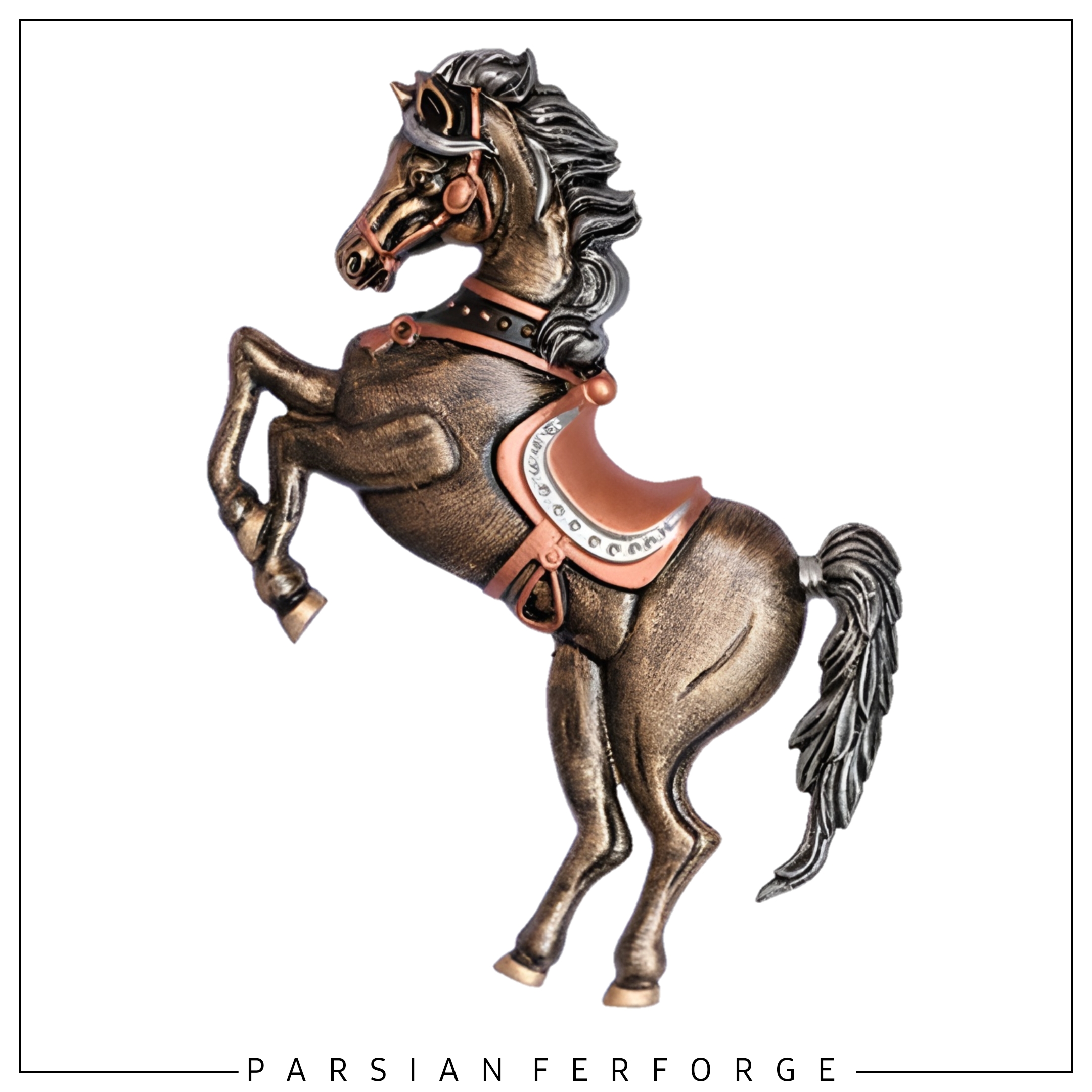 قطعه چدنی اسب بزرگ