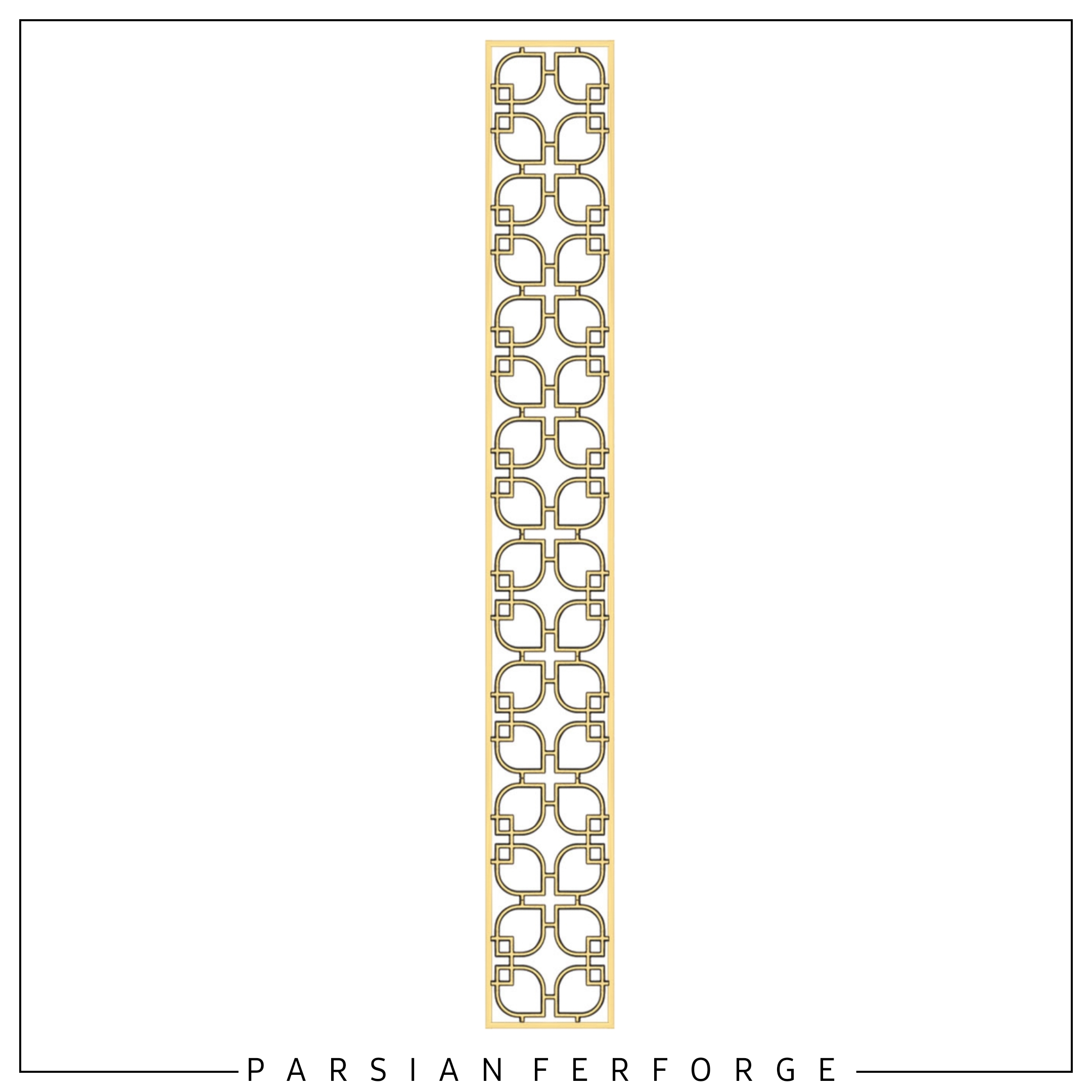 حاشیه هندسی ۲۲×۱۶۰
