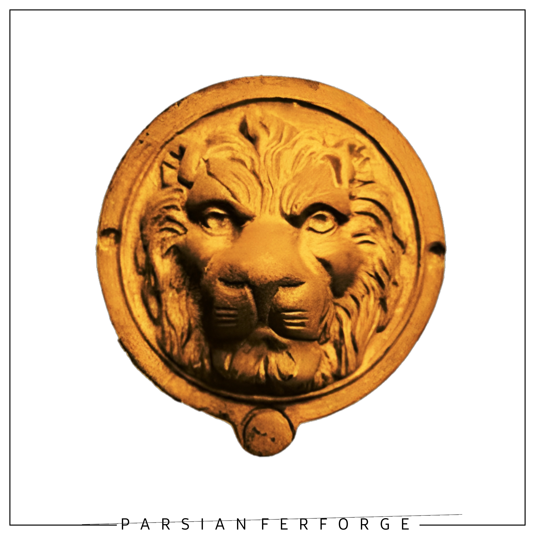 قطعه چدنی کله شیر ۱۸×۱۸