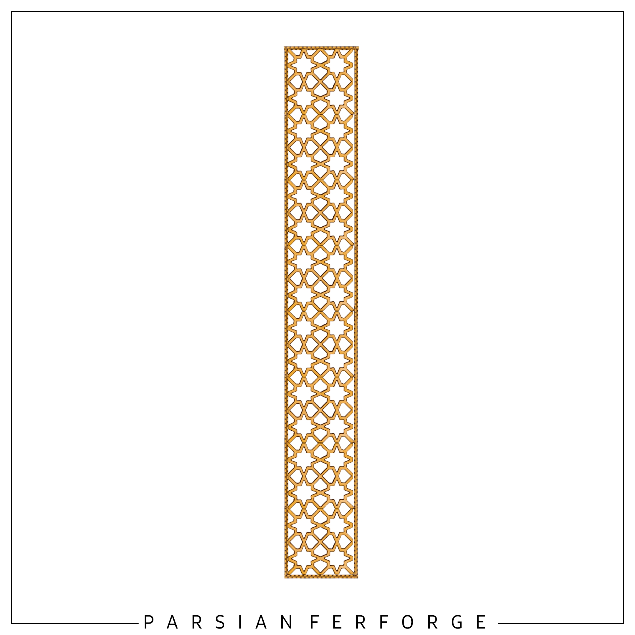 حاشیه تذهیبی ۱۶۰×۲۰