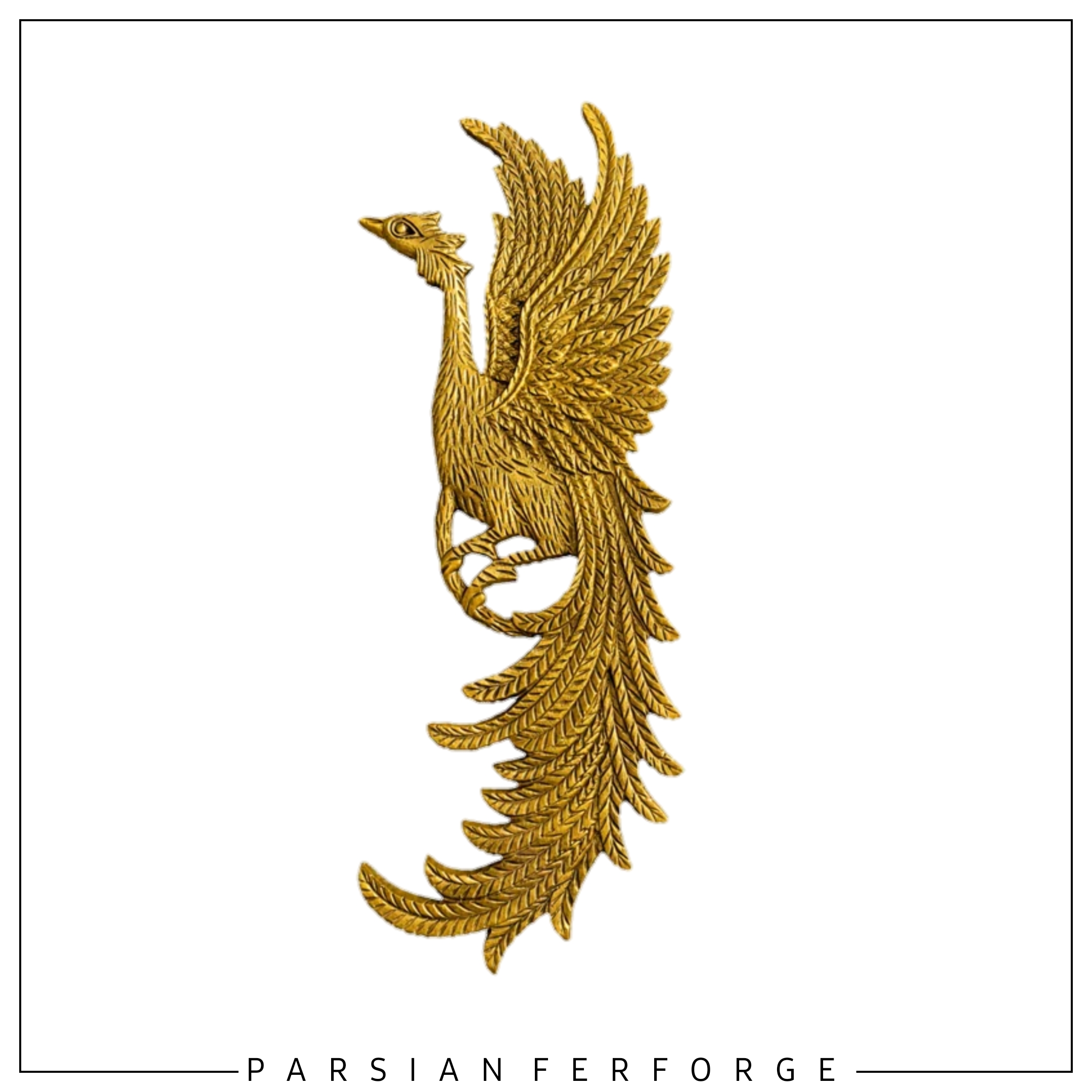 قطعه چدنی سیمرغ راست