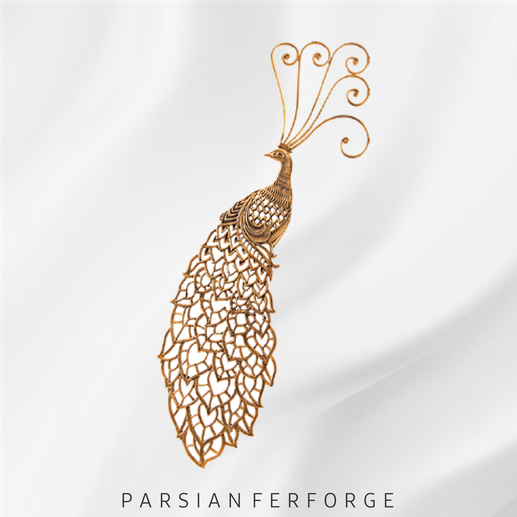 قطعه چدنی طاووس
