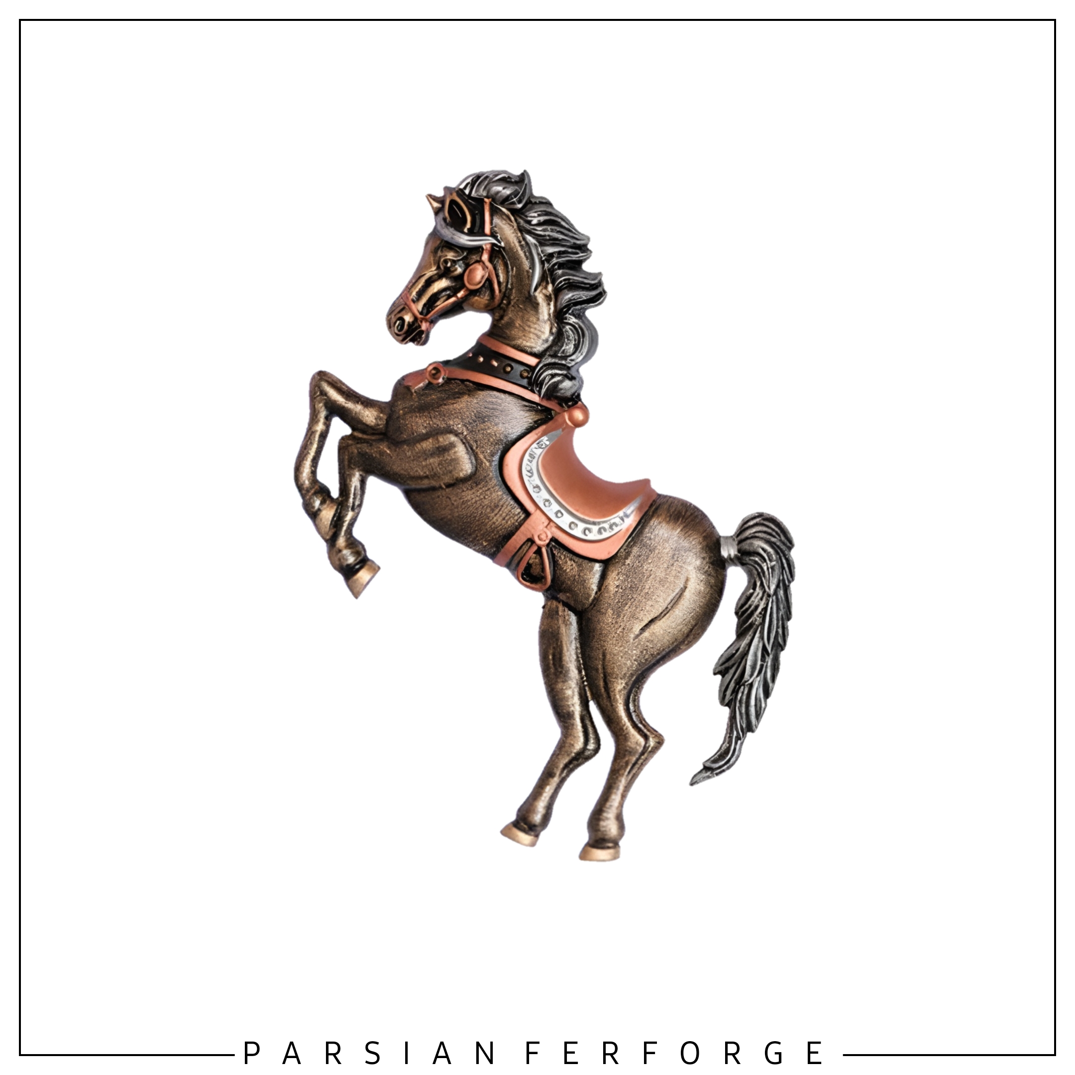قطعه چدنی اسب