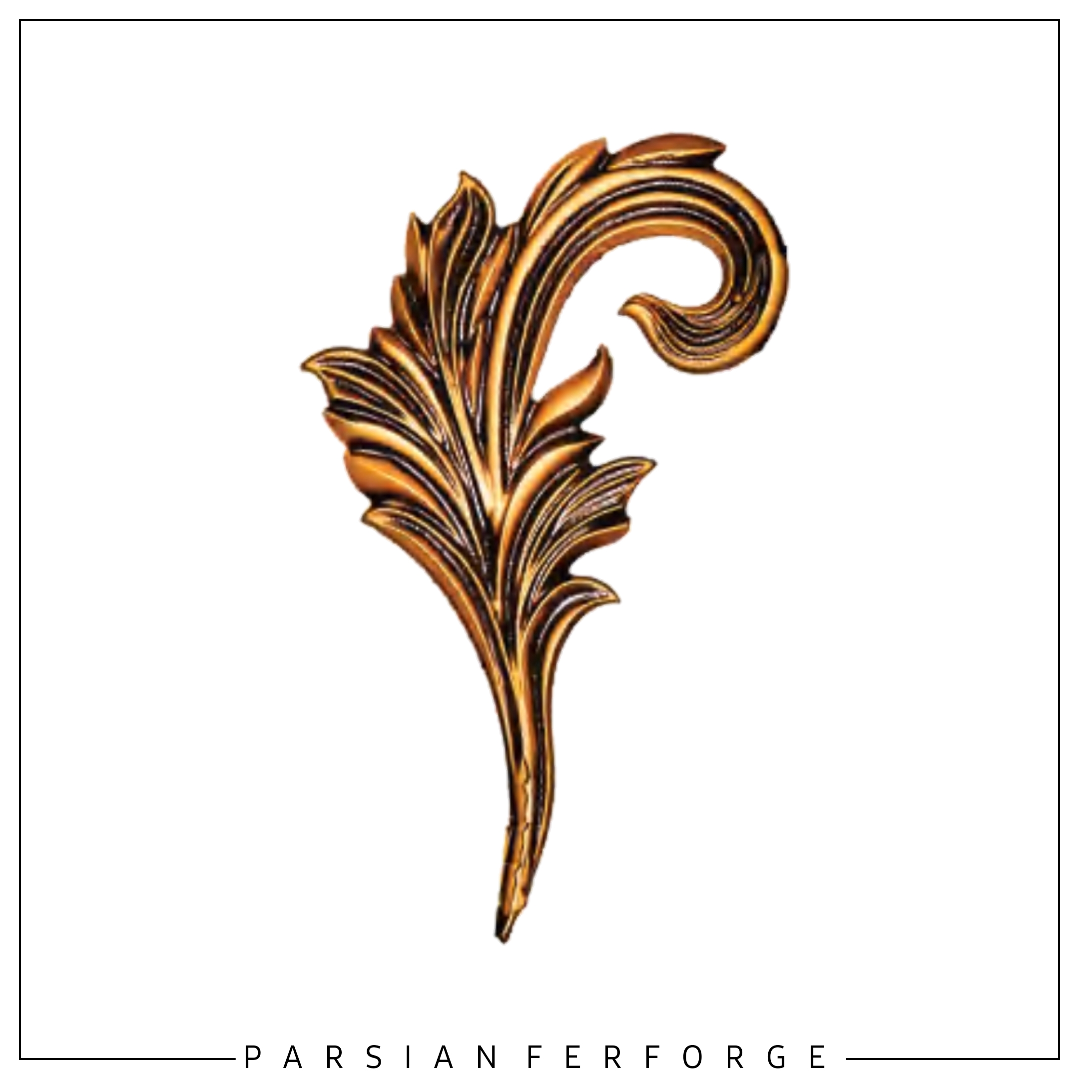 قطعه چدنی برگ پیچک ۲۱×۱۳