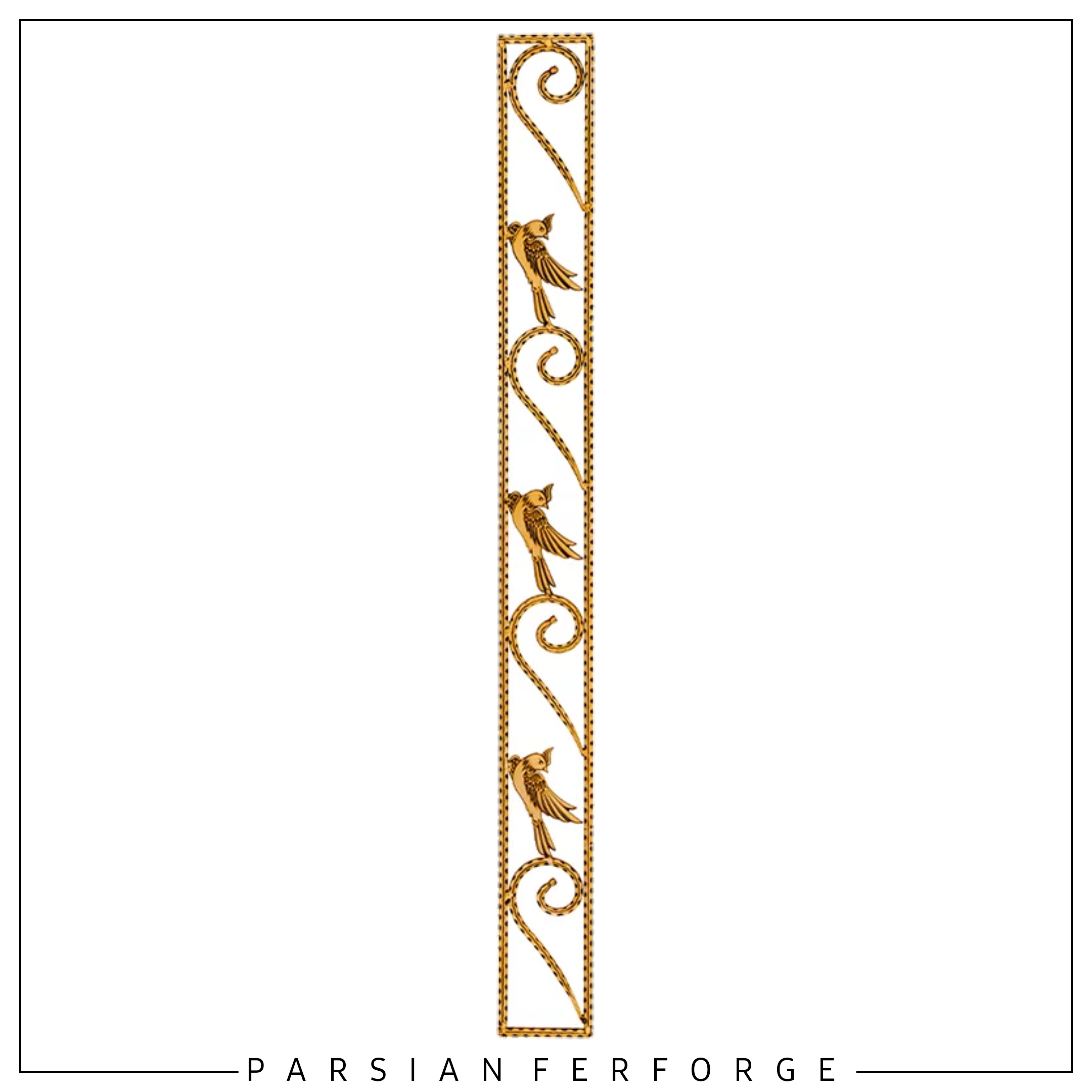فریم حاشیه گل و مرغ