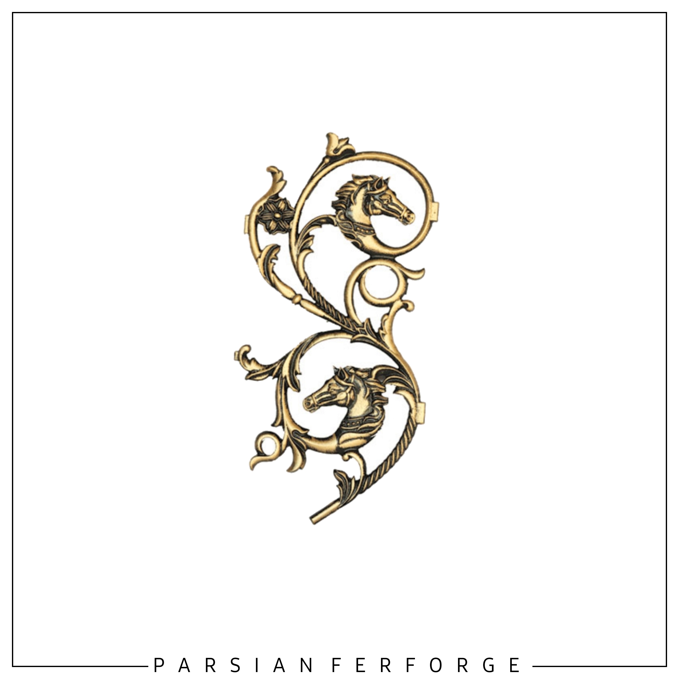 قطعه چدنی حاشیه اسب چپ ۴۰×۲۰