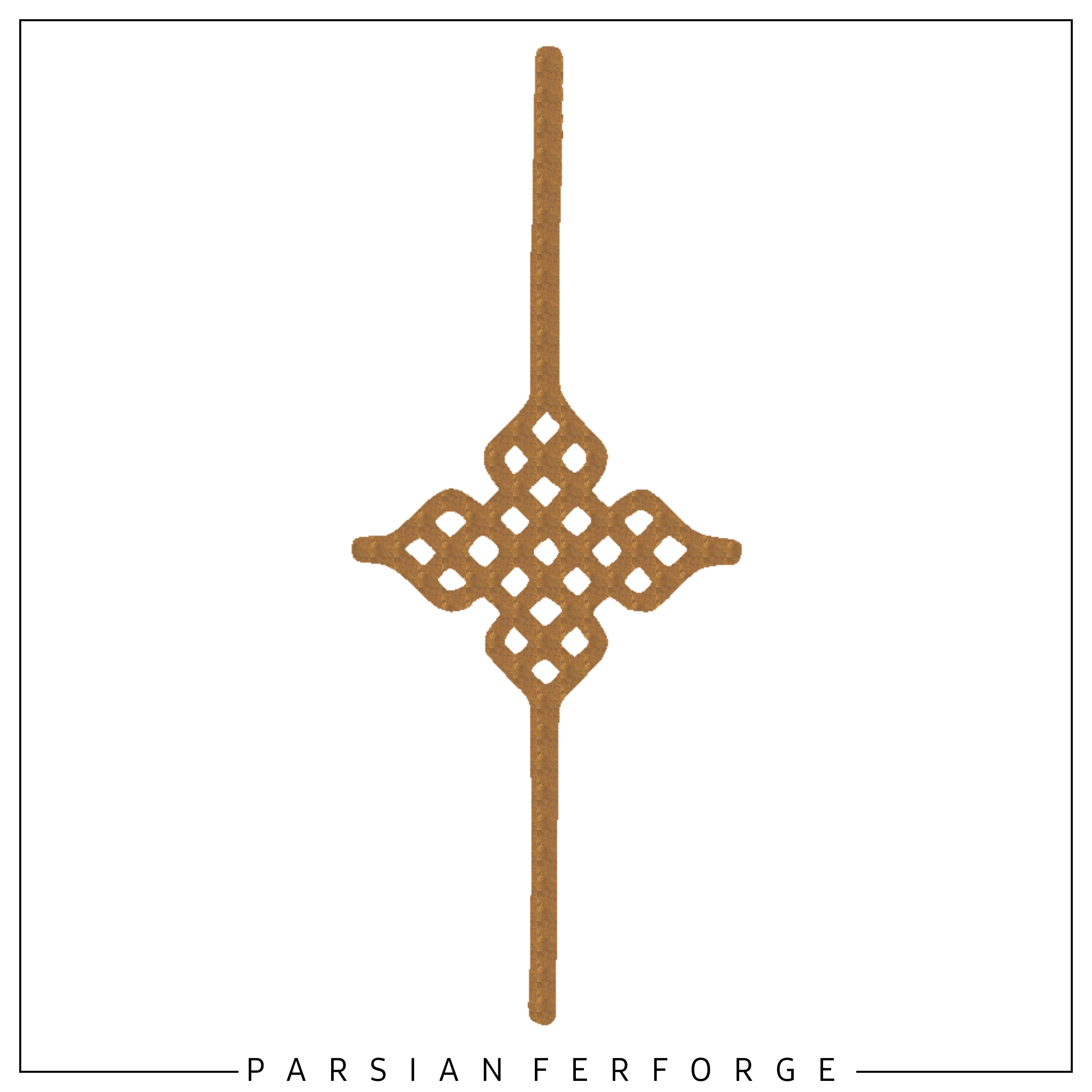 گلنرده آهنی ۷۵×۳۰