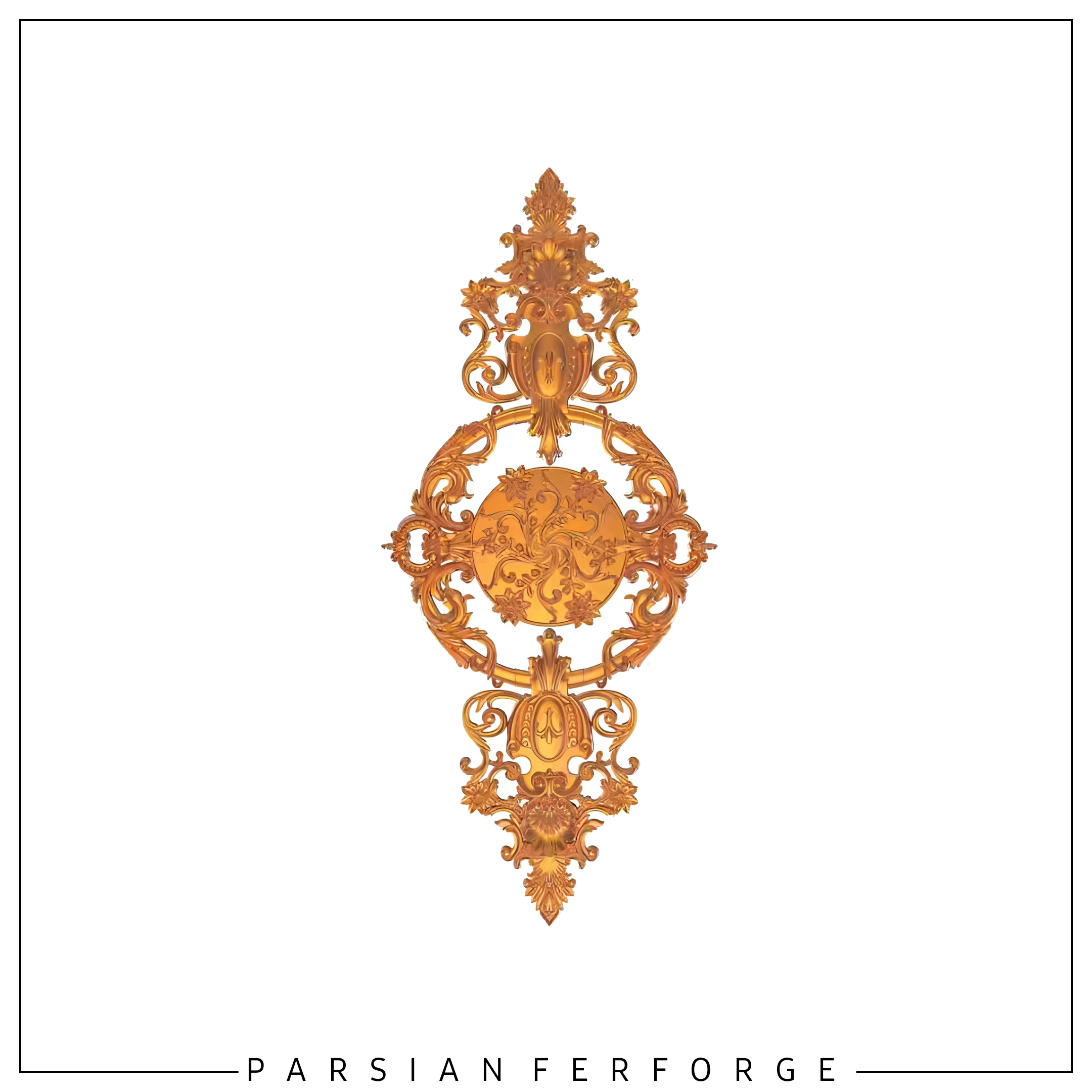 قطعه چدنی کتیبه ۶۱×۲۷