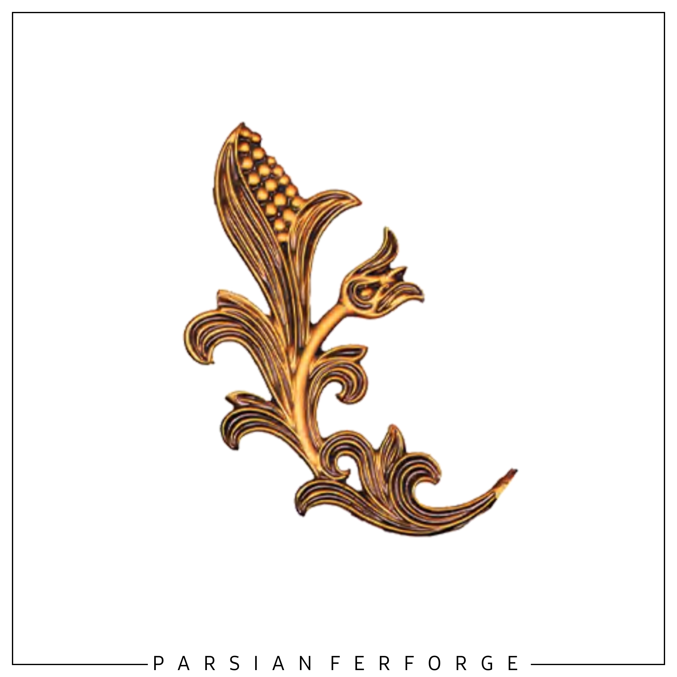 قطعه چدنی لاله واژگون ۲۸×۱۶