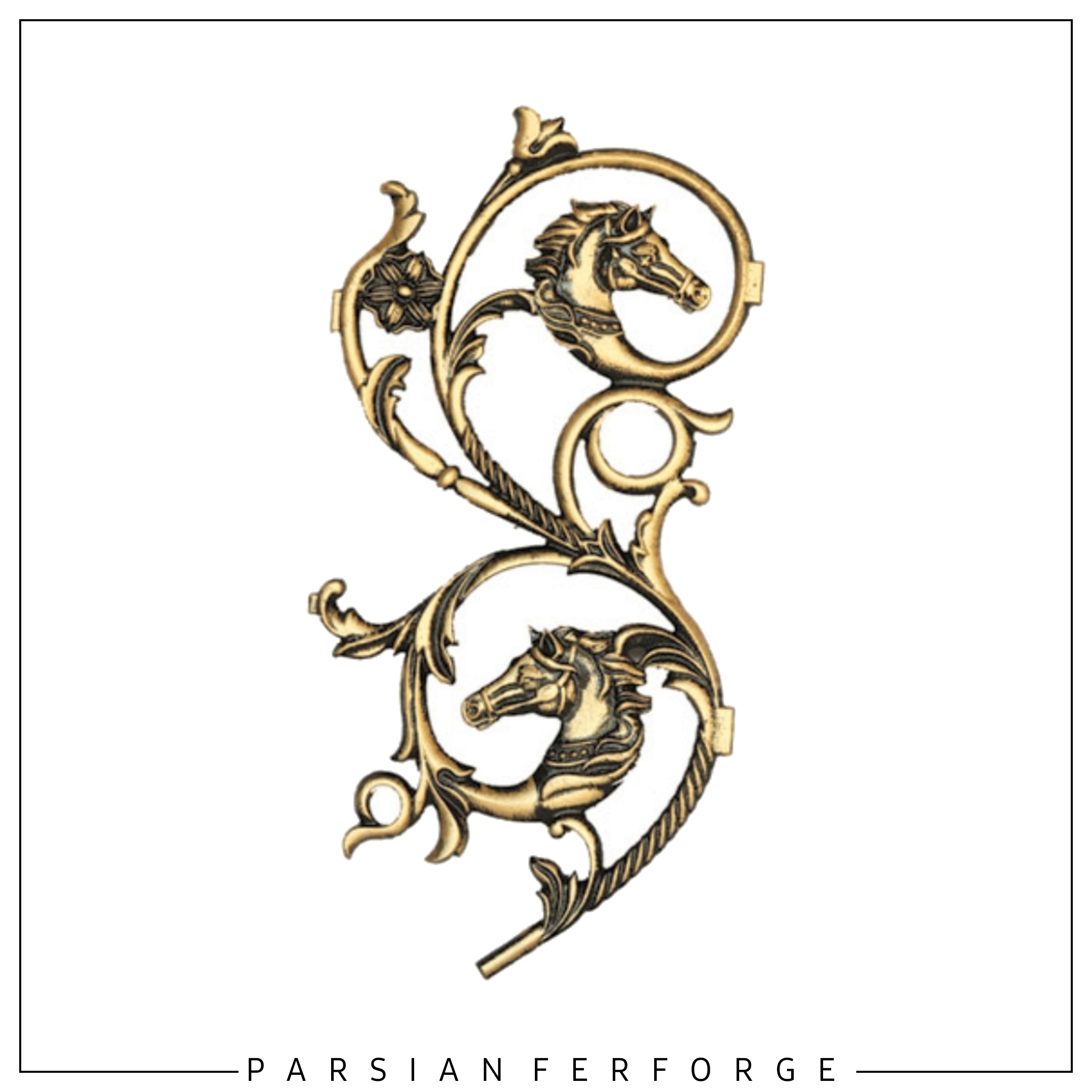 قطعه چدنی حاشیه اسب چپ ۵۲×۲۶