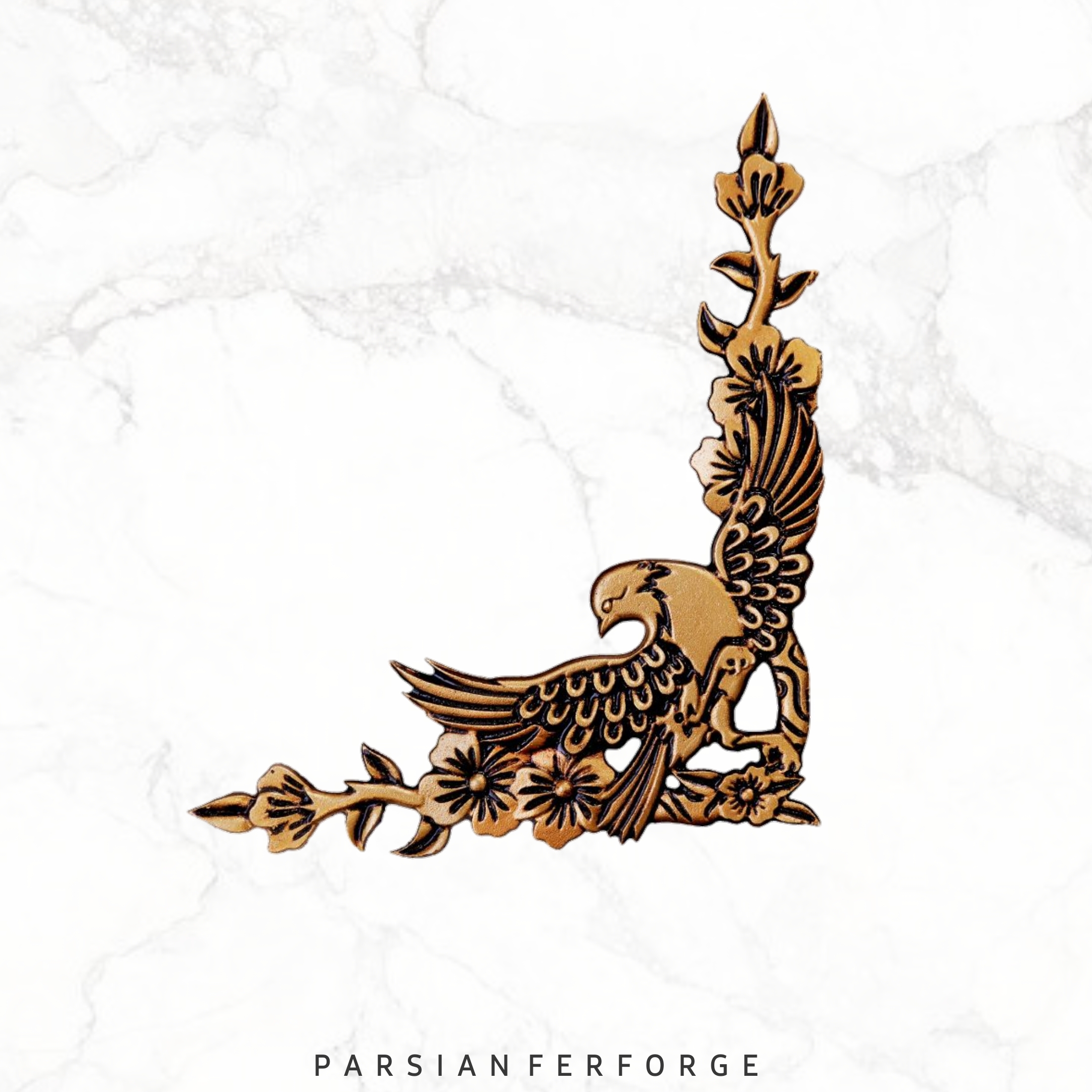 حاشیه گل و مرغ (راست)